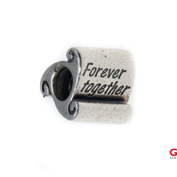 Pandora ALE S925 Forever Together Scroll Sterling Silver Charm Pendant Bead
